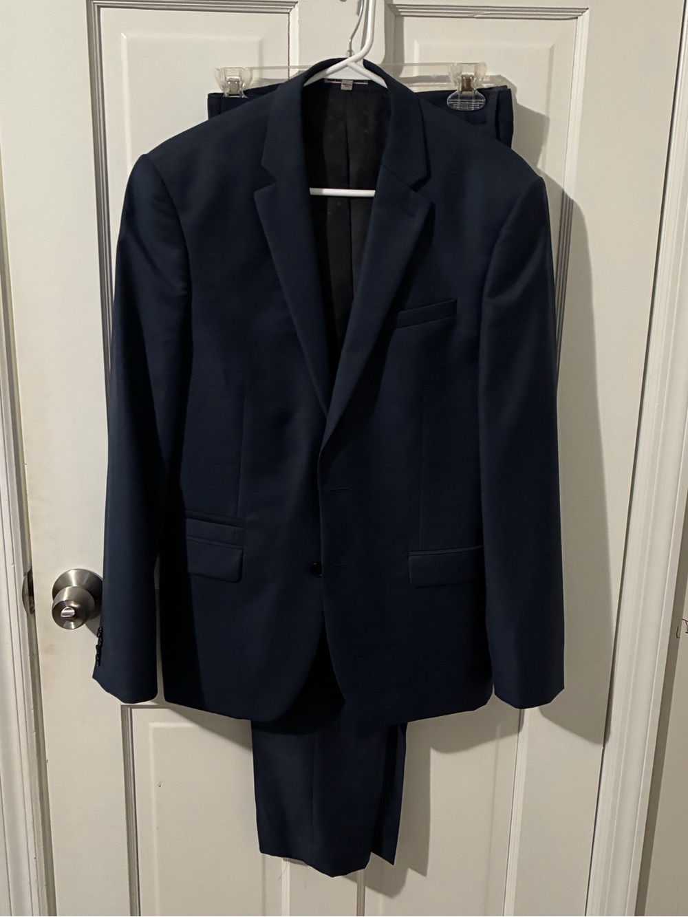 Express Men's Navy Two-Piece Suit